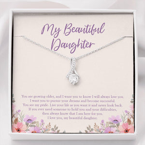 You Are My Pride alluring beauty necklace front