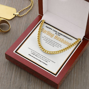 For Your Thoughtfulness cuban link chain gold luxury led box
