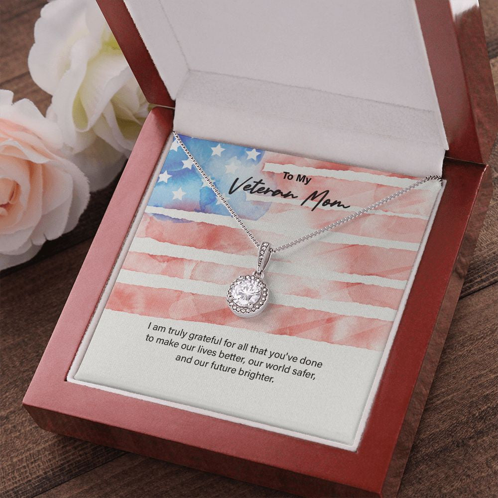 You Make Our Lives Better eternal hope pendant luxury led box red flowers