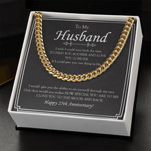 Load image into Gallery viewer, Love You Longer cuban link chain gold standard box
