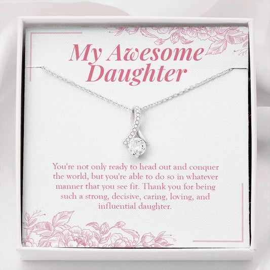 Ready To Conquer The World alluring beauty necklace front