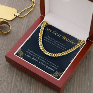 Important Step cuban link chain gold luxury led box