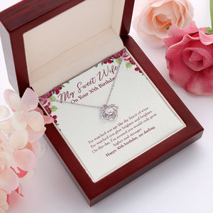 Like The Finest Of Wine love knot pendant luxury led box red flowers