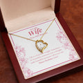 Life Is A Beautiful Struggle forever love gold pendant premium led mahogany wood box