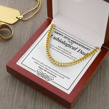 Load image into Gallery viewer, A Blessed Couple cuban link chain gold luxury led box
