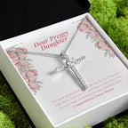 Most Magical Day Of My Life cz cross pendant close up
