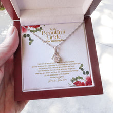 Load image into Gallery viewer, My Bestfriend, My Faithful Partner alluring beauty necklace luxury led box hand holding
