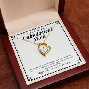 Blessed To Have You forever love gold pendant premium led mahogany wood box