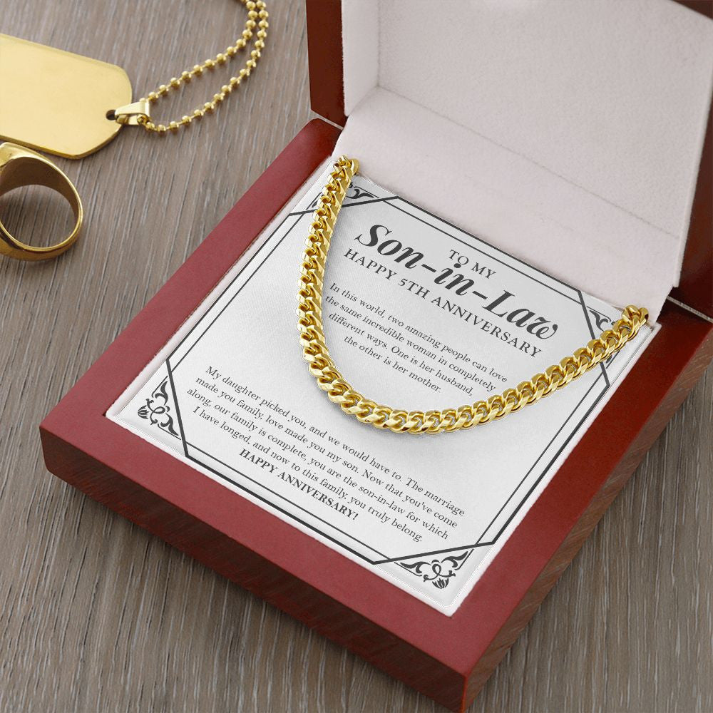 My Daughter Pick You cuban link chain gold luxury led box