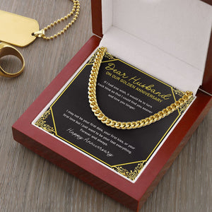 Find You Sooner cuban link chain gold luxury led box