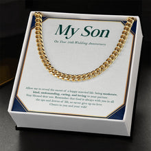 Load image into Gallery viewer, Allow Me To Reveal cuban link chain gold standard box
