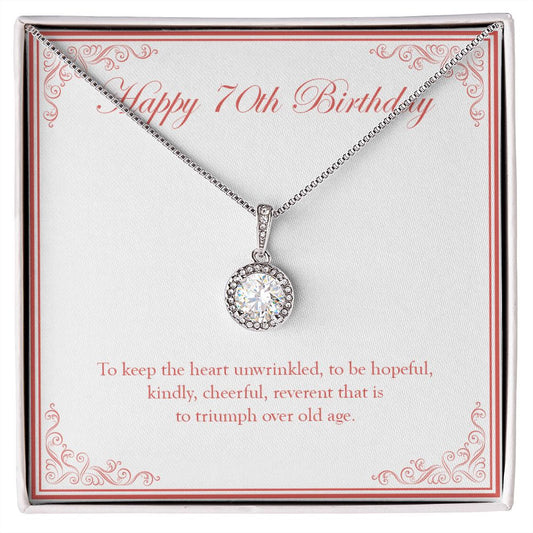 Keep The Heart Unwrinkled eternal hope necklace front