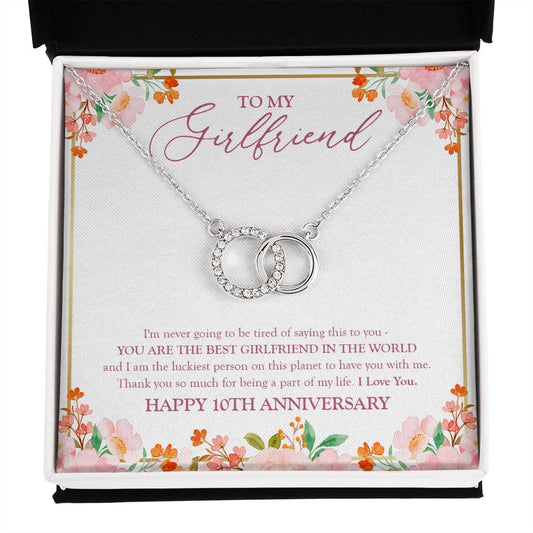 Have You With Me double circle necklace front