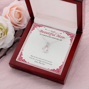 May Your Love Story Never End alluring beauty pendant luxury led box flowers