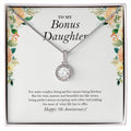 What Life Has To Offer eternal hope necklace front