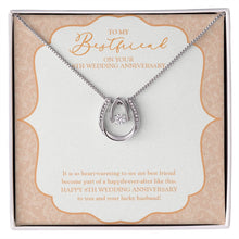 Load image into Gallery viewer, Part Of A Happily-Ever-After horseshoe necklace front
