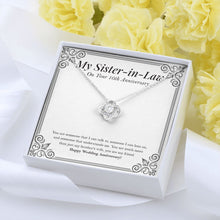 Load image into Gallery viewer, You Are Much More love knot pendant yellow flower
