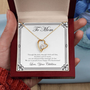 Marriage Do Last forever love gold pendant led luxury box in hand