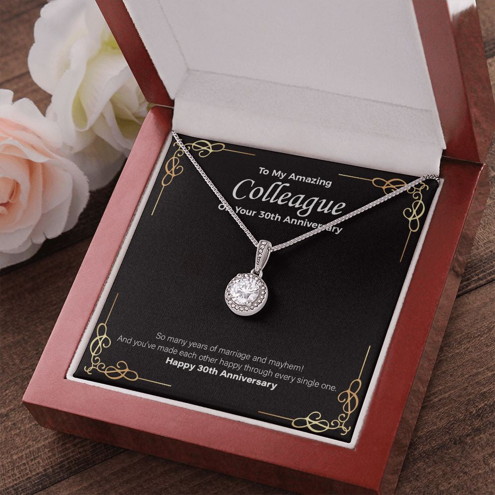 Years Of Marriage eternal hope pendant luxury led box red flowers