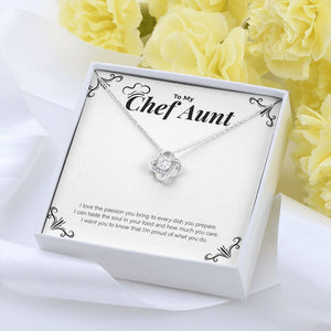 Passion To Every Dish love knot pendant yellow flower