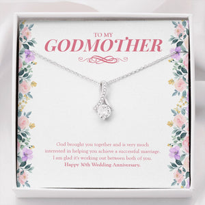 God Brought You Together alluring beauty necklace front