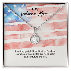 You Make Our Lives Better eternal hope necklace front