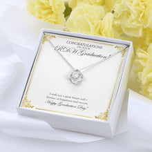 Load image into Gallery viewer, A Great Future love knot pendant yellow flower
