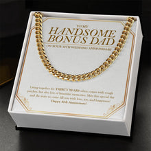 Load image into Gallery viewer, Living Together For Years cuban link chain gold standard box
