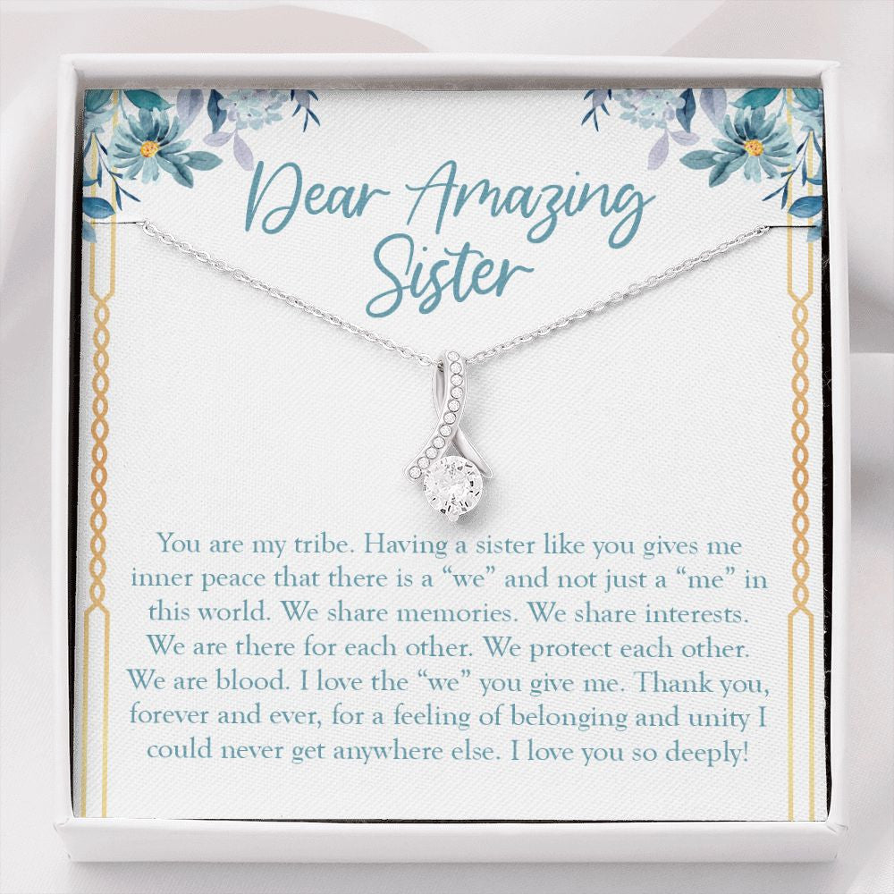 You Are My Tribe alluring beauty necklace front