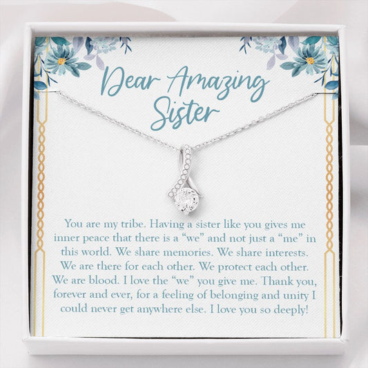 You Are My Tribe alluring beauty necklace front