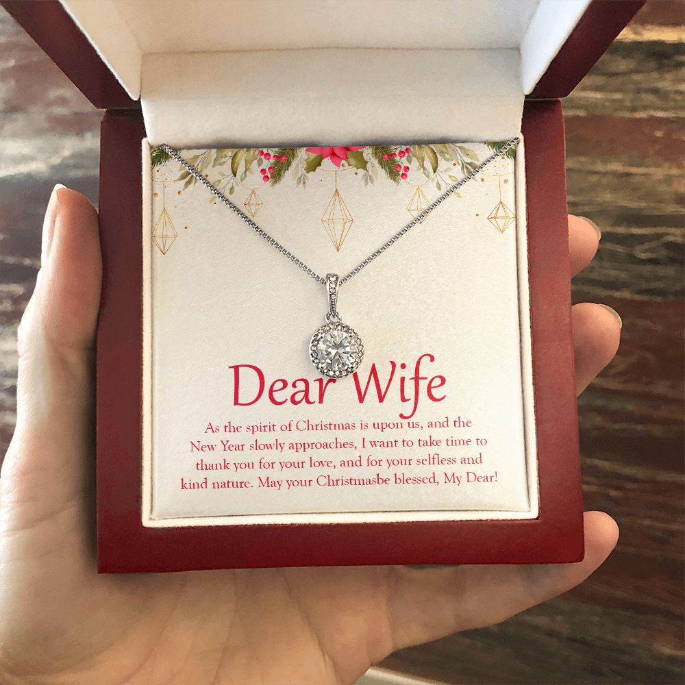 Selfless And Kind Nature eternal hope necklace luxury led box hand holding