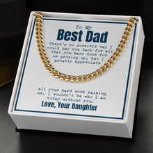 Load image into Gallery viewer, Growing Up cuban link chain gold standard box
