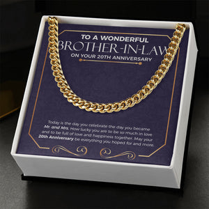 How Lucky You Are cuban link chain gold standard box