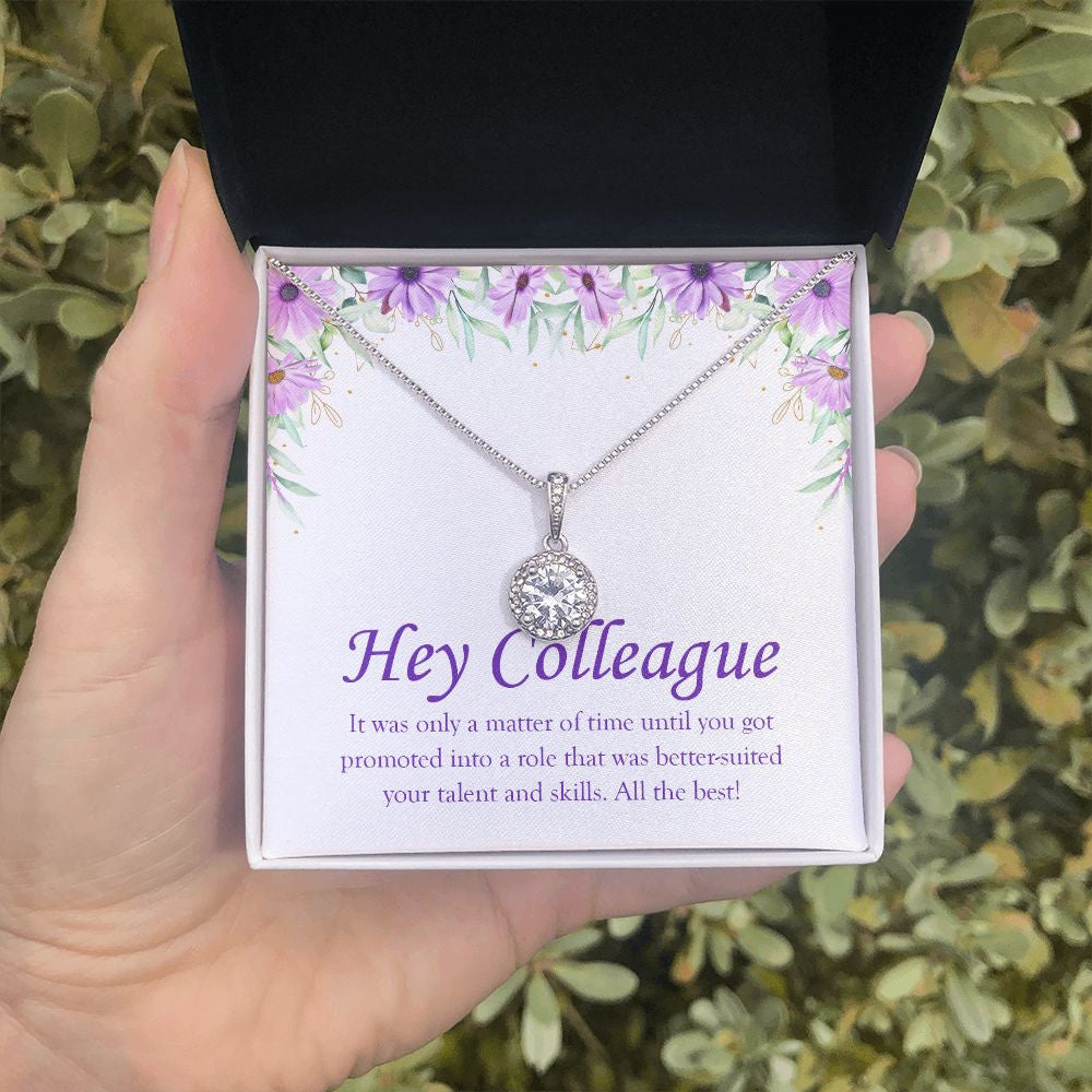 Better Suited Your Talent And Skills eternal hope necklace in hand