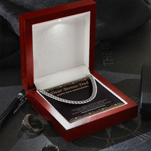 Load image into Gallery viewer, Jail Of Marriage cuban link chain silver premium led mahogany wood box
