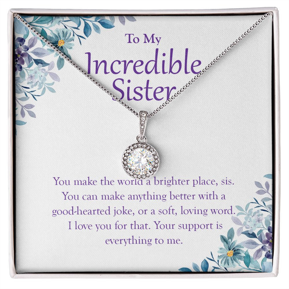 World A Brighter Place eternal hope necklace front