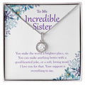 World A Brighter Place eternal hope necklace front