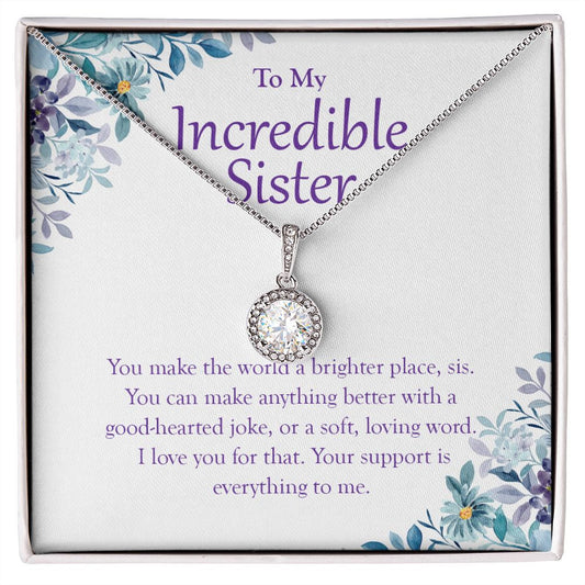World A Brighter Place eternal hope necklace front