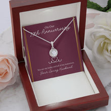 Load image into Gallery viewer, My Tomorrow eternal hope necklace premium led mahogany wood box
