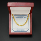 Valuable Pieces Of Advice cuban link chain gold mahogany box led