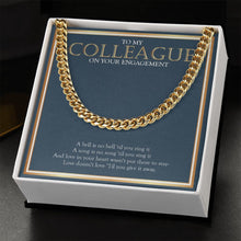 Load image into Gallery viewer, Love In Your Heart cuban link chain gold standard box
