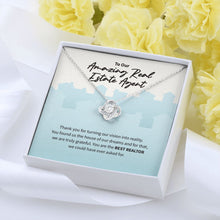 Load image into Gallery viewer, Vision Turned To Reality love knot pendant yellow flower

