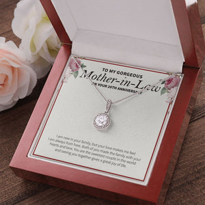Family With Heart and Joy eternal hope pendant luxury led box red flowers