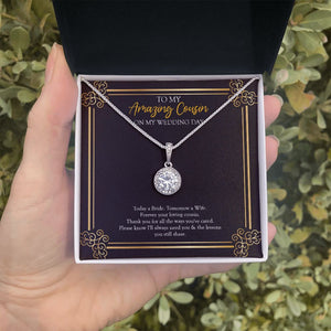 Lessons You Share eternal hope necklace in hand
