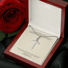 Load image into Gallery viewer, Take Pride In The Significant Steps stainless steel cross luxury led box rose
