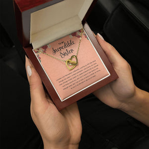 Lotus Root interlocking heart pendant luxury hold hand