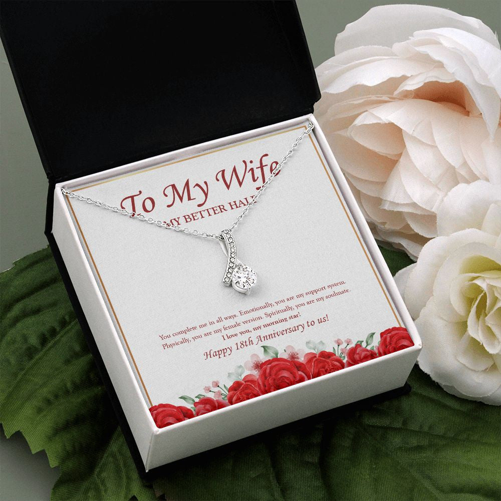 My Better Half alluring beauty pendant white flower