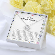 Load image into Gallery viewer, Happiness &amp; Laughter love knot pendant yellow flower
