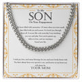 Seems Like Yesterday cuban link chain silver front