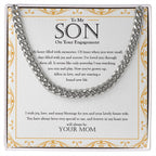 Seems Like Yesterday cuban link chain silver front